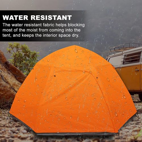  TPS Power Sports Instant Pop Up Camping Tent Easy Setup Automatic Hydraulic Water Resistant with Rain Fly Portable Lightweight Great for Outdoor Beach Backpacking Hiking