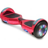 [아마존베스트]TPS Electric Hoverboard Self Balancing Scooter for Kids and Adults Hover Board with 6.5 Wheels Built-in Bluetooth Speaker Bright LED Lights UL2272 Certified
