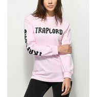 TRAPLORD Traplord Logo Pink Long Sleeve T-Shirt