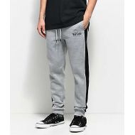 TRAPLORD Traplord Paneled Grey & Black Sweatpants