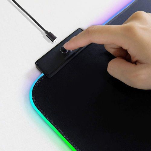  TRDyj Mouse Pad Colorful Luminous Magic Mouse Pad Game Mouse Pad Game Office Mouse Pad (Size : 8003004mm)
