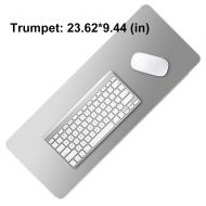 TRDyj Laptop Oversized Metal Mouse Pad Aluminum Thickening Boys and Girls Cool Office Keyboard Mouse Pad (Edition : A)