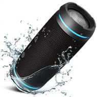 TREBLAB HD77 - Ultra Premium Bluetooth Speaker - Loud 360° HD Surround Sound, Wireless Dual Pairing, 25W Stereo, Loud Bass, 20H Battery, IPX6 Waterproof, Sports Outdoor, Portable B