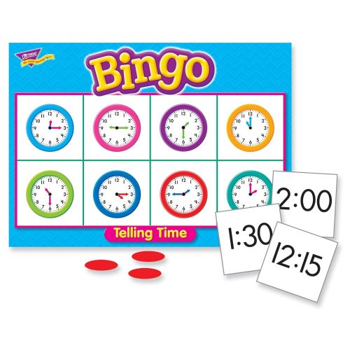  TREND ENTERPRISES, INC. Telling Time Bingo Game