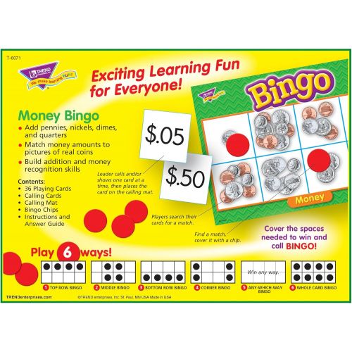  TREND ENTERPRISES, INC. Money Bingo Game