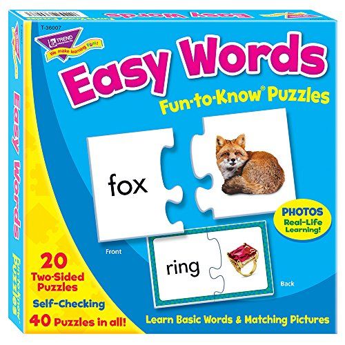  TREND ENTERPRISES, INC. Fun-to-Know Puzzles: Easy Words