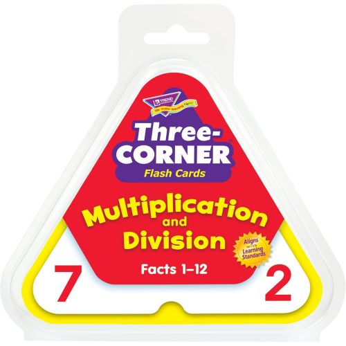  TREND ENTERPRISES, INC. Multiplication and Division Three-Corner Flash Cards