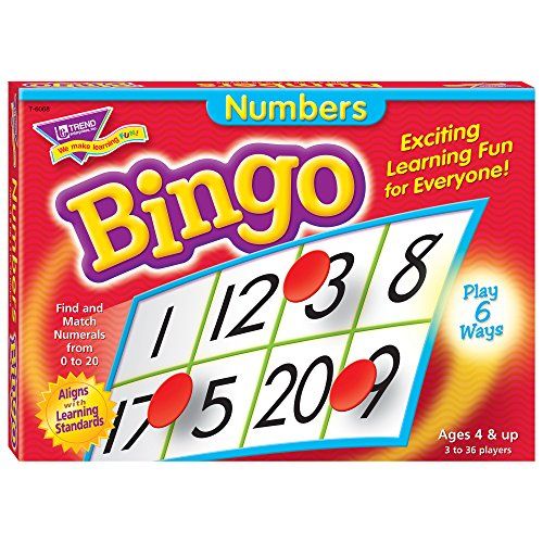  TREND ENTERPRISES, INC. Numbers Bingo Game