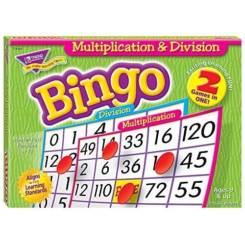  [아마존베스트]Trend Enterprises Inc Multiplication & Division Bingo Game