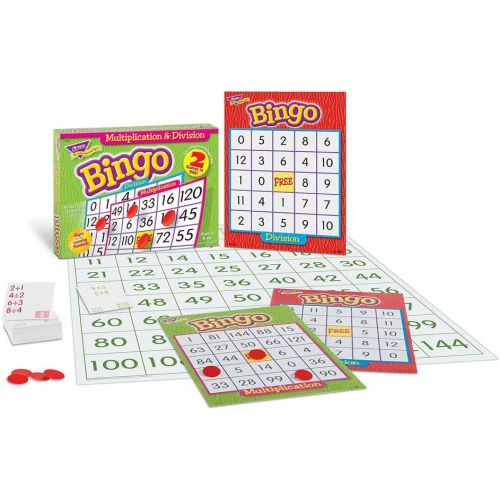  [아마존베스트]Trend Enterprises Inc Multiplication & Division Bingo Game