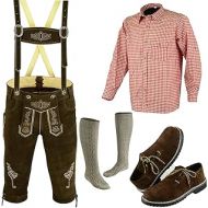 할로윈 용품TRENDS German Bavarian Oktoberfest Trachten Lederhosen Complete Outfit