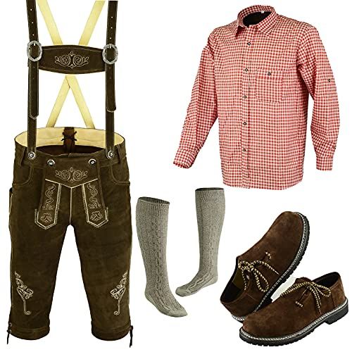  할로윈 용품TRENDS German Bavarian Oktoberfest Trachten Lederhosen Complete Outfit