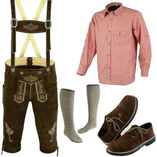  할로윈 용품TRENDS German Bavarian Oktoberfest Trachten Lederhosen Complete Outfit