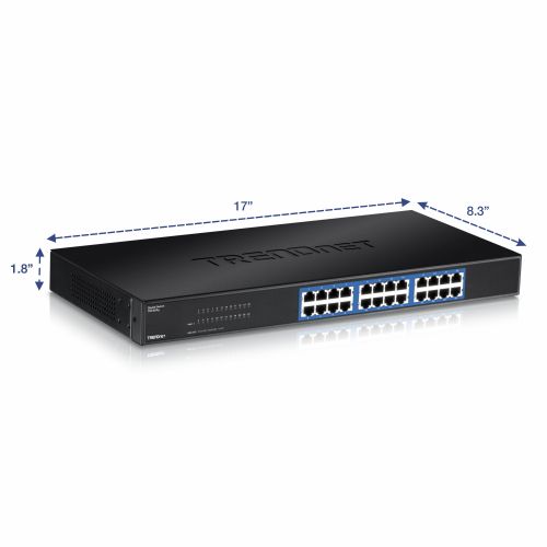  TRENDnet TEG S24G - switch - 24 ports - rack-mountable