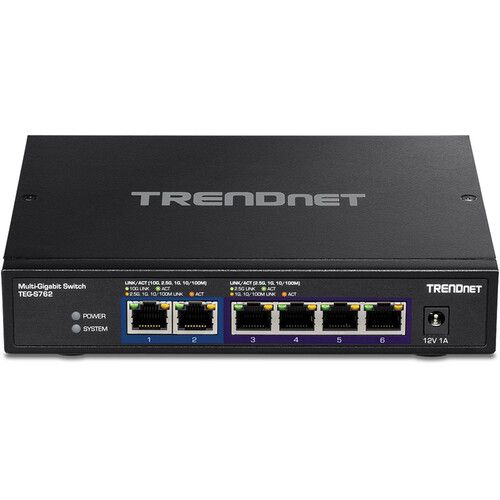  TRENDnet TEG-S762 6-Port 2.5G / 10G Unmanaged Network Switch