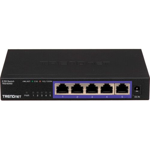  TRENDnet TEG-S350 5-Port 2.5G Unmanaged Network Switch