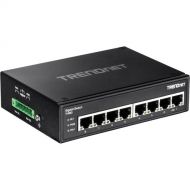 TRENDnet TI-G80 8-Port Hardened Industrial Gigabit DIN-Rail Switch