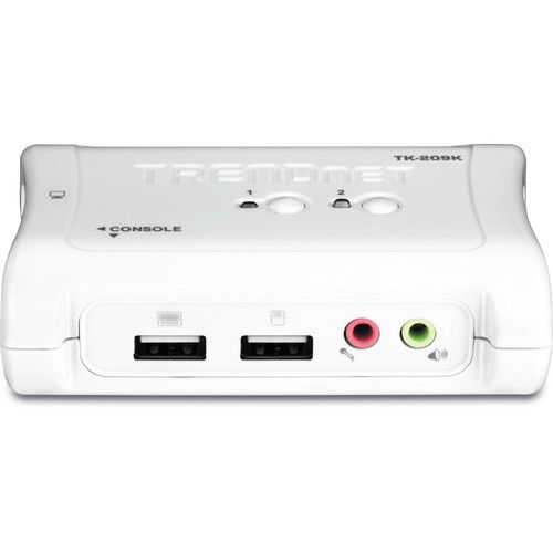  TRENDnet 2-Port USB KVM Switch Kit with Audio