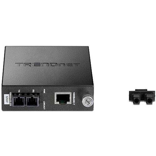  TRENDnet Intelligent 1000Base-T to 1000Base-SX Multi-Mode SC Fiber Converter