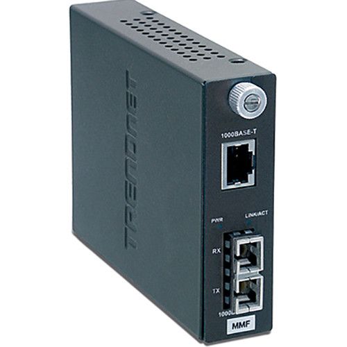  TRENDnet Intelligent 1000Base-T to 1000Base-SX Multi-Mode SC Fiber Converter