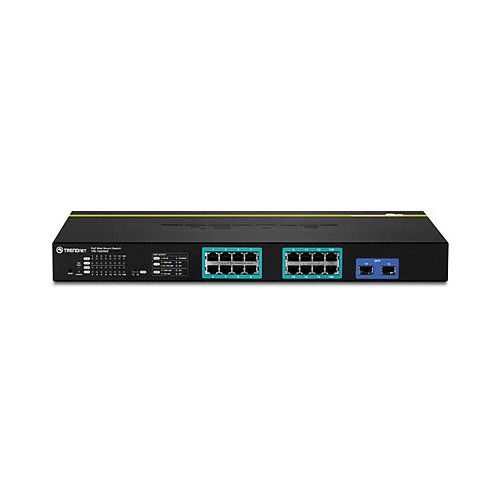  TRENDnet TPE-1620WS v1.0R 16-Port Gigabit Web Smart PoE+ Switch