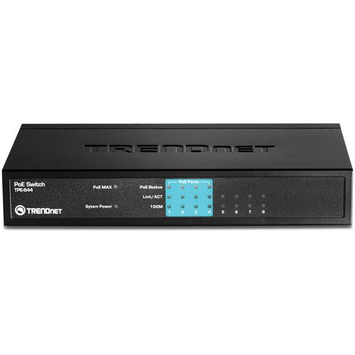  TRENDnet 8-Port 10/100Mbps PoE Switch