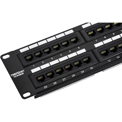  TRENDnet 48-Port Cat 6 Unshielded Patch Panel (Version v2.0R)