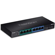 TRENDnet 8-Port Gigabit EdgeSmart PoE+ Switch, 60W PoE Power Budget, 16Gbps Switching Capacity, TPE-TG44ES