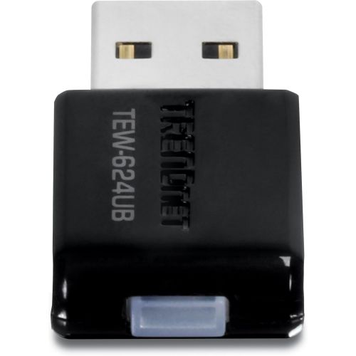  TRENDnet 300Mbps Wireless N USB Adapter, Compatible with Windows XPVista788.1, TEW-624UB