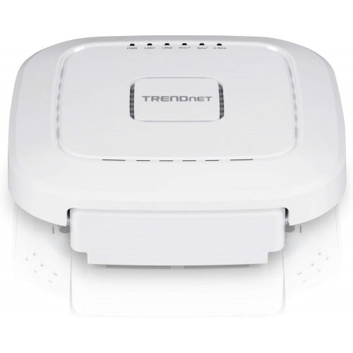  TRENDnet AC2200 Tri-Band PoE+ Indoor Wireless Access Point, 867Mbps WiFi AC + 400Mbps WiFi N Bands, Wave 2 MUMIMO, Client Bridge, WDS, AP, WDS Bridge, WDS Station, Repeater Modes,