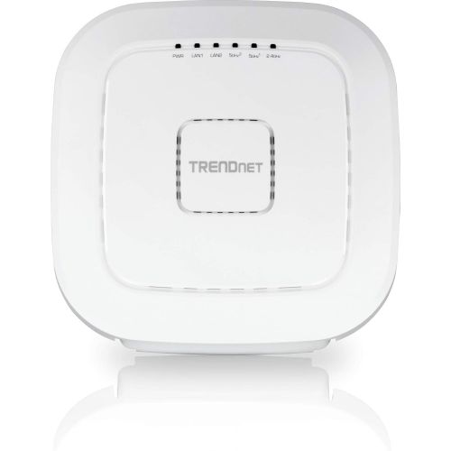  TRENDnet AC2200 Tri-Band PoE+ Indoor Wireless Access Point, 867Mbps WiFi AC + 400Mbps WiFi N Bands, Wave 2 MUMIMO, Client Bridge, WDS, AP, WDS Bridge, WDS Station, Repeater Modes,