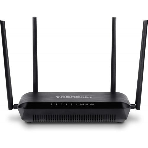  TRENDnet AC2600 MU-MIMO, Wireless Gigabit Router, Equipped with Beamforming Antennas ideal for extreme 4K streaming and Lag Free gaming, TEW-827DRU