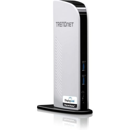  TRENDnet USB 3.0 Universal Docking Station, Dual Video Outputs, Windows and Mac (10.9 - 10.13.3) Compatible, HDMI and DVIVGA, Gigabit Ethernet, Audio, Plug & Play, TU3-DS2