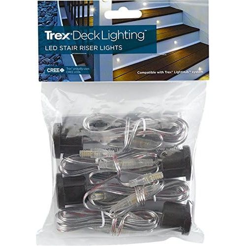  TREX LED Stair Light- Bronze, (4- pack), BZRISERLED4PKC