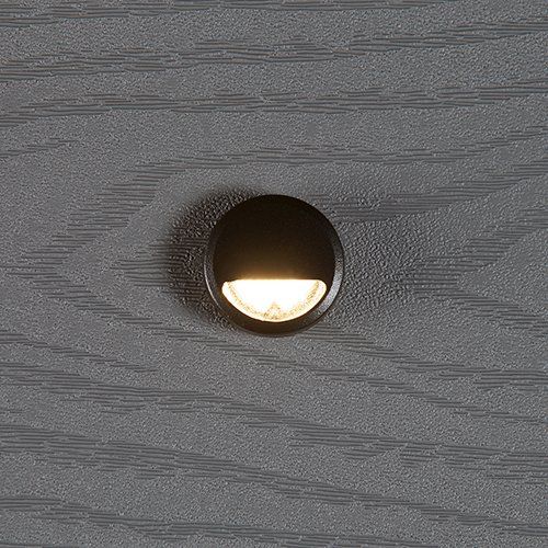  TREX LED Stair Light- Charcoal Black, (4- pack), BKRISERLED4PKC
