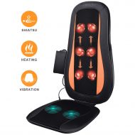 TRIDUCNA Shiatsu Back Massager Massage Cushion for Chair - Massage Chair Pad with Heat, Deep Tissue Kneading,...