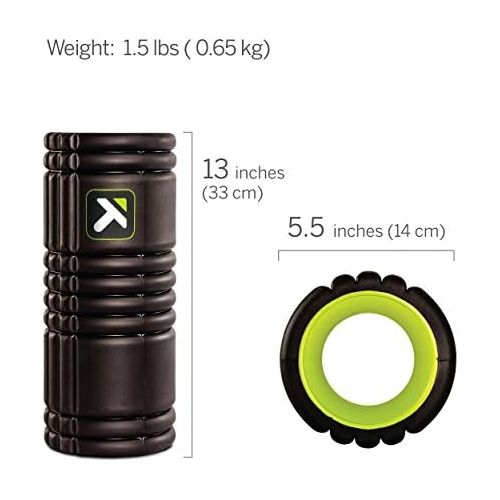  TriggerPoint GRID Foam Roller for Exercise, Deep Tissue Massage and Muscle Recovery, Original (13-Inch)