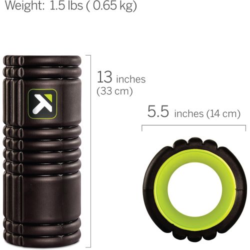  TriggerPoint GRID Foam Roller for Exercise, Deep Tissue Massage and Muscle Recovery, Original (13-Inch)