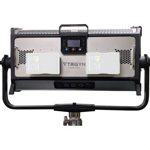  TRIGYN Vari-Light RGB+W LED 2x1 Soft Lighting Panel with Gold Mount Battery Plates