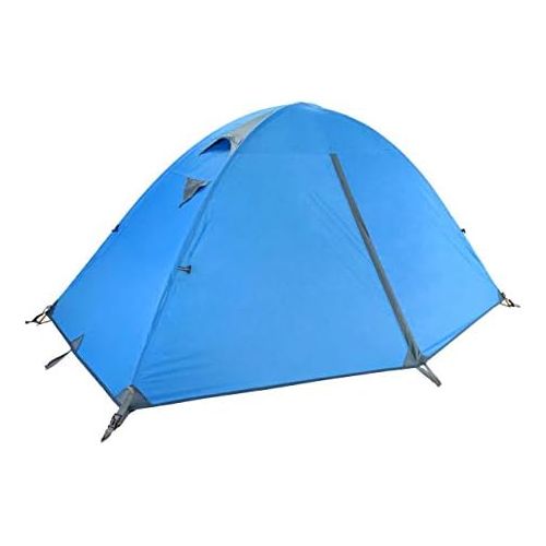  TRIWONDER 1-2 Personen Zelt, Wasserdichte Doppelschicht Zelt Sonnenschutz fuer Camping, Outdoor, Festival mit kleinem Packmass