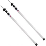 TRIWONDER Adjustable Tarp Poles Set of 2 Telescoping Aluminum Rods for Tent Fly and Tarps, Lightweight Replacement Tent Poles Awning Poles for Camping, Backpacking, Hiking, Shelter