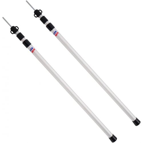  TRIWONDER Adjustable Tarp Poles Set of 2 Telescoping Aluminum Rods for Tent Fly and Tarps, Lightweight Replacement Tent Poles Awning Poles for Camping, Backpacking, Hiking, Shelter