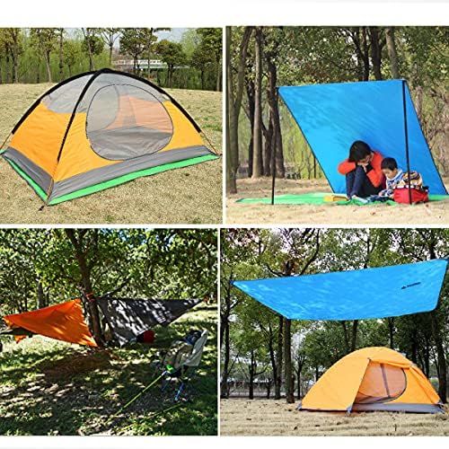  TRIWONDER Waterproof Hammock Rain Fly Ground Cloth Tent Tarp Footprint Camping Shelter Sunshade Beach Picnic Mat for Camping Hiking