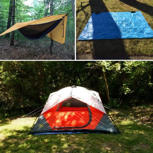  TRIWONDER Waterproof Hammock Rain Fly Tent Tarp Footprint Camping Shelter Ground Cloth Sunshade Mat for Outdoor Hiking Beach Picnic