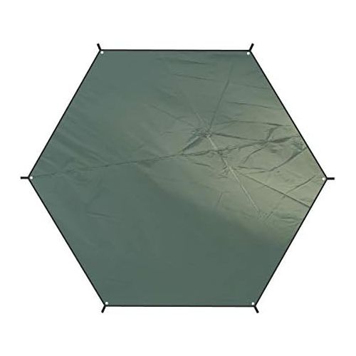  TRIWONDER Waterproof Hexagonal Hammock Rain Fly Tent Tarp Footprint Ground Cloth Camping Shelter Sunshade Beach Picnic Mat for Hiking Picnic