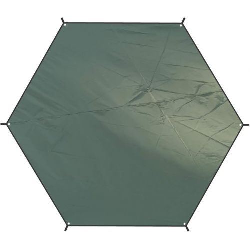  TRIWONDER Waterproof Hexagonal Hammock Rain Fly Tent Tarp Footprint Ground Cloth Camping Shelter Sunshade Beach Picnic Mat for Hiking Picnic