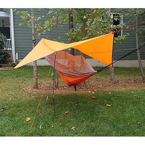  TRIWONDER Waterproof Hammock Rain Fly Ground Cloth Tent Tarp Footprint Camping Shelter Sunshade Beach Picnic Mat for Camping Hiking