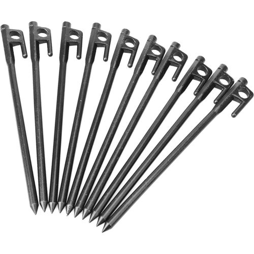  TRIWONDER Tent Stakes Heavy Duty Camping Stakes Forged Steel Tent Pegs Nails Outdoors Solid Stakes with Carrying Bag