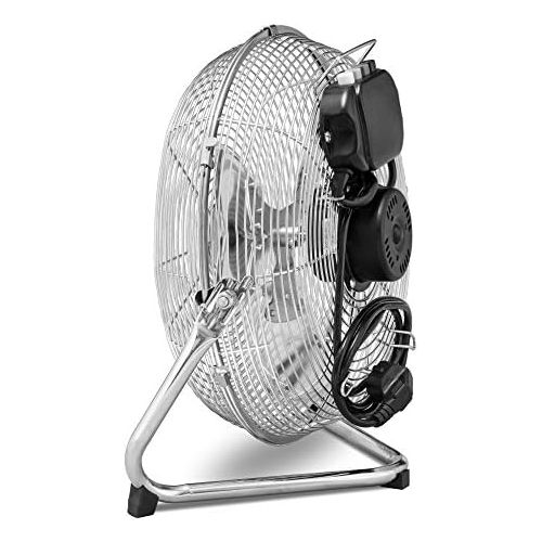  TROTEC Trotec TVM 12 Bodenventilator | 37 W | Ø 30 cm | 3-Stufen | Chrom