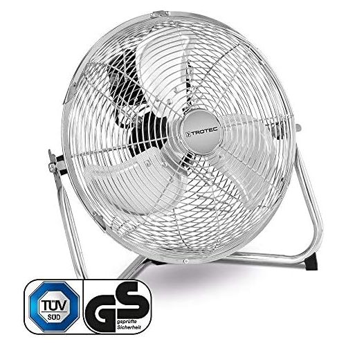  TROTEC Trotec TVM 12 Bodenventilator | 37 W | Ø 30 cm | 3-Stufen | Chrom